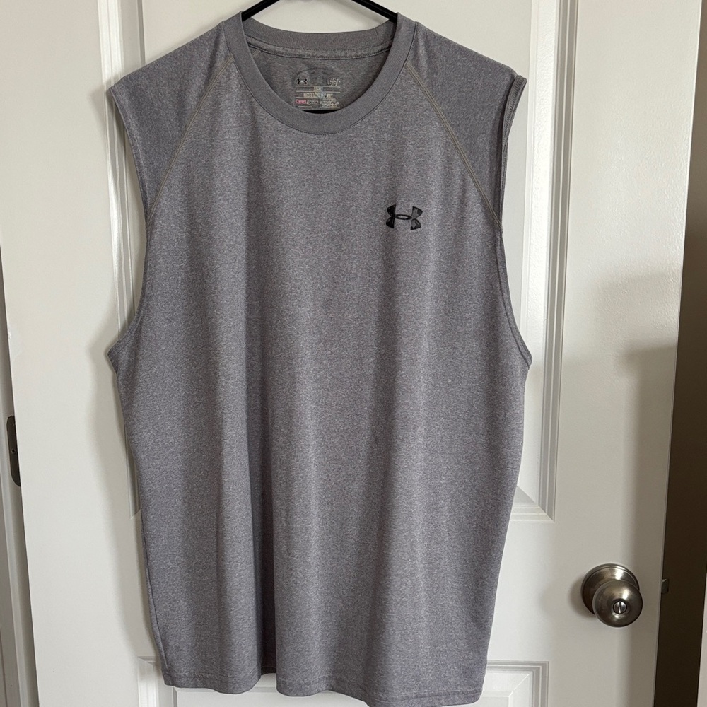 Under Armour Men's Heather Gray Tank Top